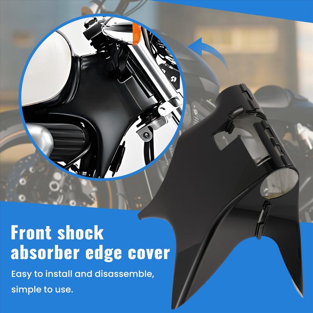 #869Q Motorcycle Neck Cover Side Frame Guard Fairing Guard Protector for Honda Shadow VT600 VT VLX 600 STEED 400 (black)