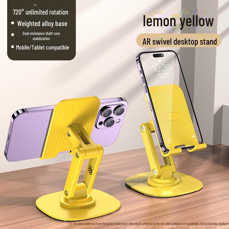 Douyin Foldable Rotating Aluminum Phone Stand with Printed Logo