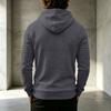 Men's Casual Mid-Length Sweatshirt Long Sleeve Pullover for Everyday Wear