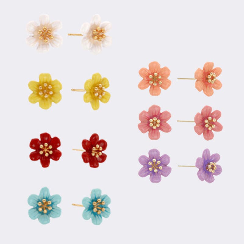 TATIANA CAMELLIA FLOWER EARRING EC1400