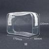 PVC Transparent Toiletry Bag Set: Waterproof, Multifunctional, Three-Piece Travel Makeup Storage with Printed Logo.