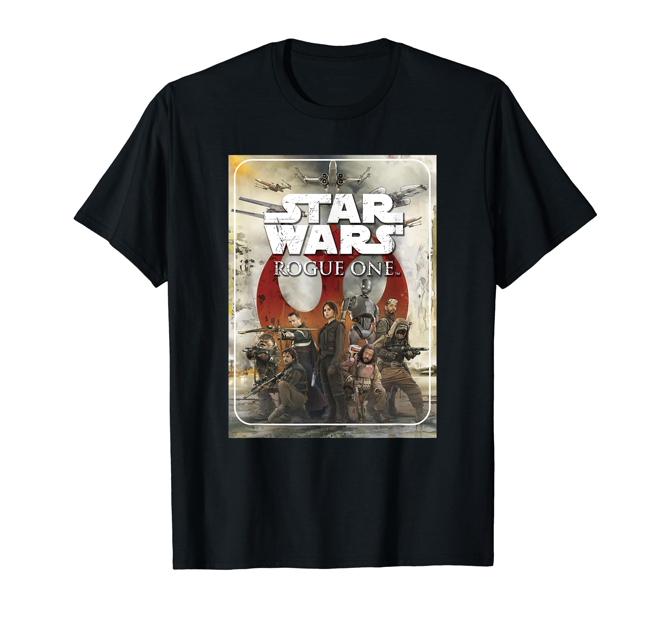 Star Wars Rogue One Group Shot Poster T-Shirt 4560₽