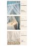 Freestanding Noble Style Foldable Mosquito Net for Bedroom - No-Installation Canopy for Large Beds