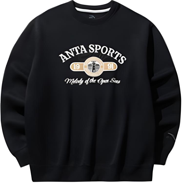 Anta Women Retro Casual Baseball Jacket Black Women 152518705S-3 M