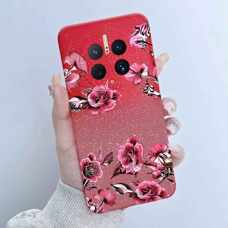 For Huawei Mate 50 Pro Phone Case DCO-AL00 DCO-LX9 Flower Girl 2025 Design Soft Silicone TPU Back Housing for Mate50 Pro Covers