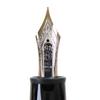 Excellent MONTBLANC fountain pen Meisterstück 149 white star Black gold 14K mens Used