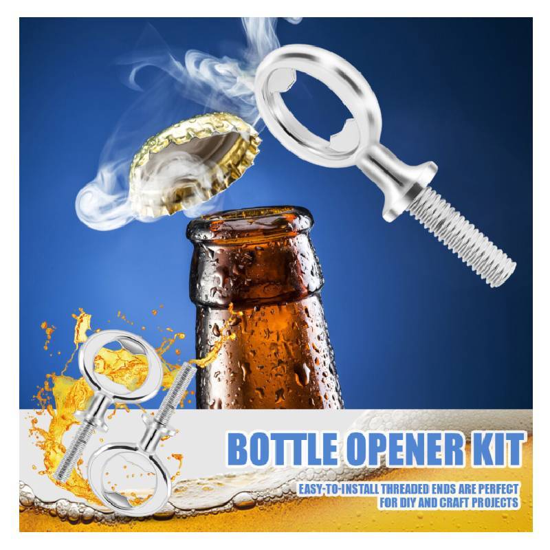 Zinc Alloy Diy Screw Bottle Opener With Creative Design For Beer Enthusiasts