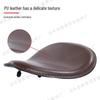 Retro Triangle Seat Bag for Harley Motorcycle - Leather Spring Cushion Accessory