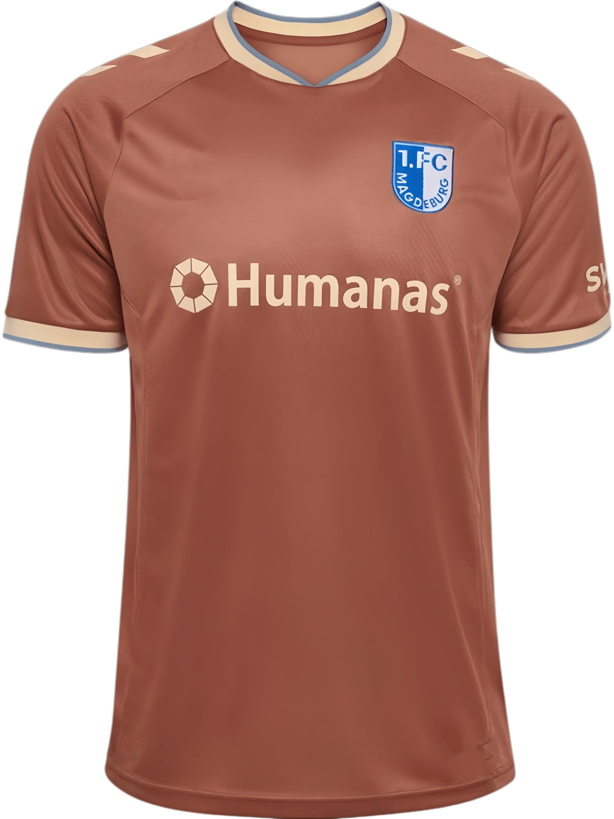 2026-27 Magdeburg Fußballtrikot Y2K-Stil 3D-Druck Sport Herren Damen Freizeit Schnelltrocknend atmungsaktives T-Shirt 4XL