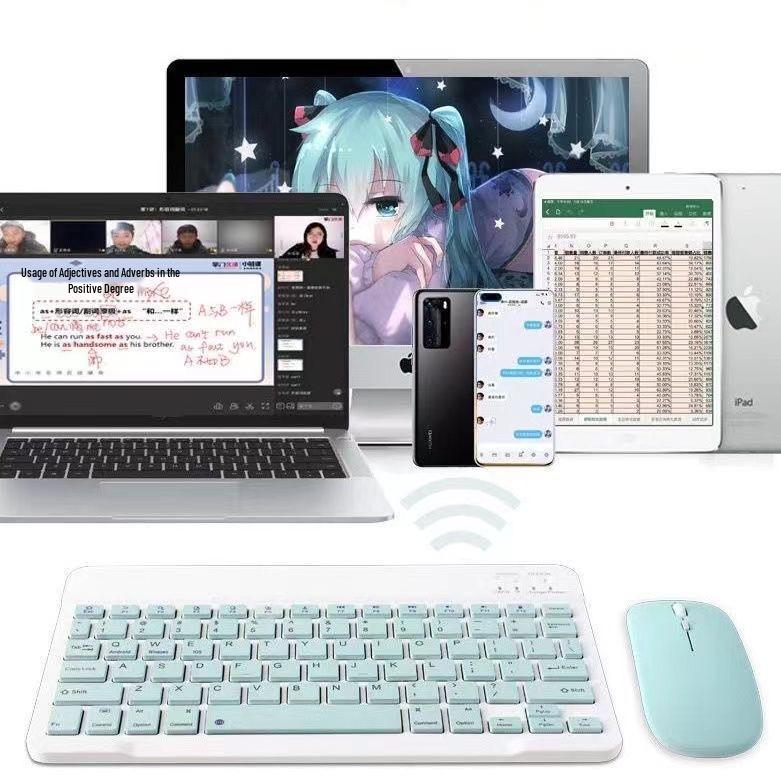 Universal Bluetooth Keyboard for iPad with Zhuyin, Cangjie, French, Spanish, Arabic, Thai, Korean, and German Language Support.