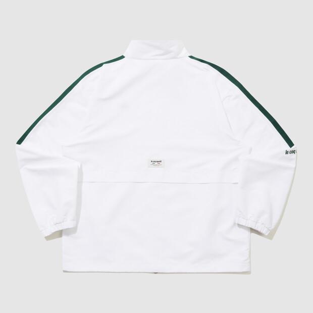 LECOQ Unisex Sunday Loose Fit Unlined Jacket - White Qr123Ljk31 (Type A)