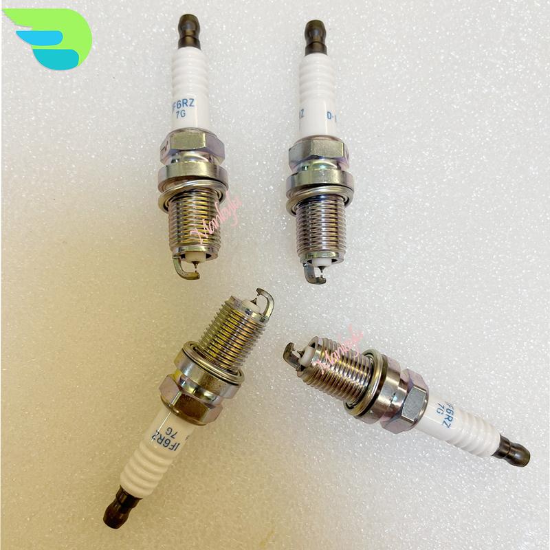 4PCS Double Iridium Spark Plug For Candles NISSAN 22401-53V16 SUBARU 22401-AA400 VOLVO 30637308 8692072