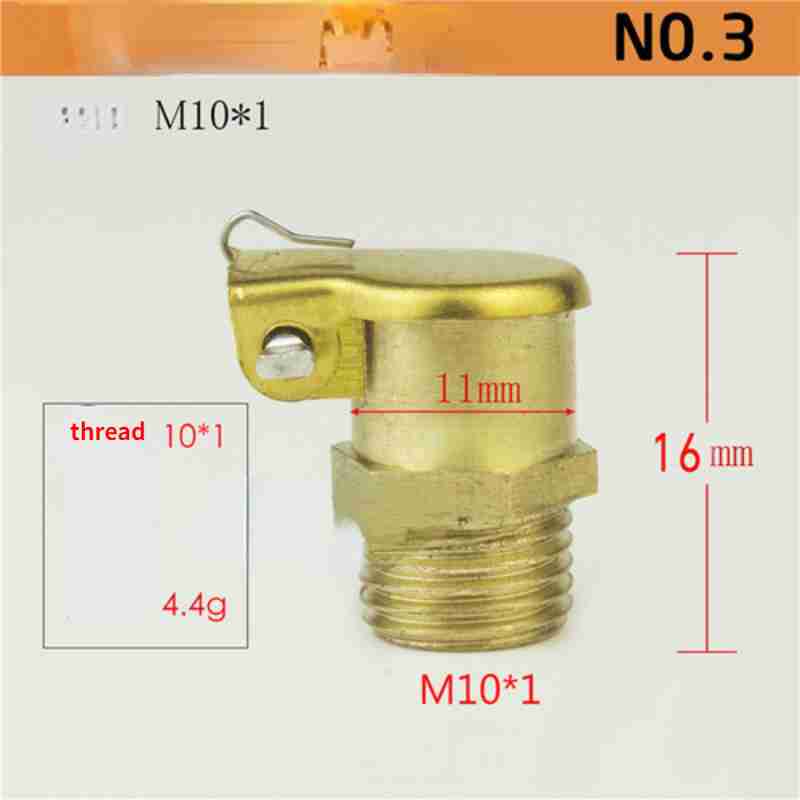 1pcs Oil Cup with Spring Lid for Machine Tool Lubricating Equipment Copper Plated Oil Cup Mechanical Parts Machine Accessories