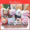 Three Baby Orchard Series Plush Pendant Pp Cotton Ultra Soft Keychain Doll