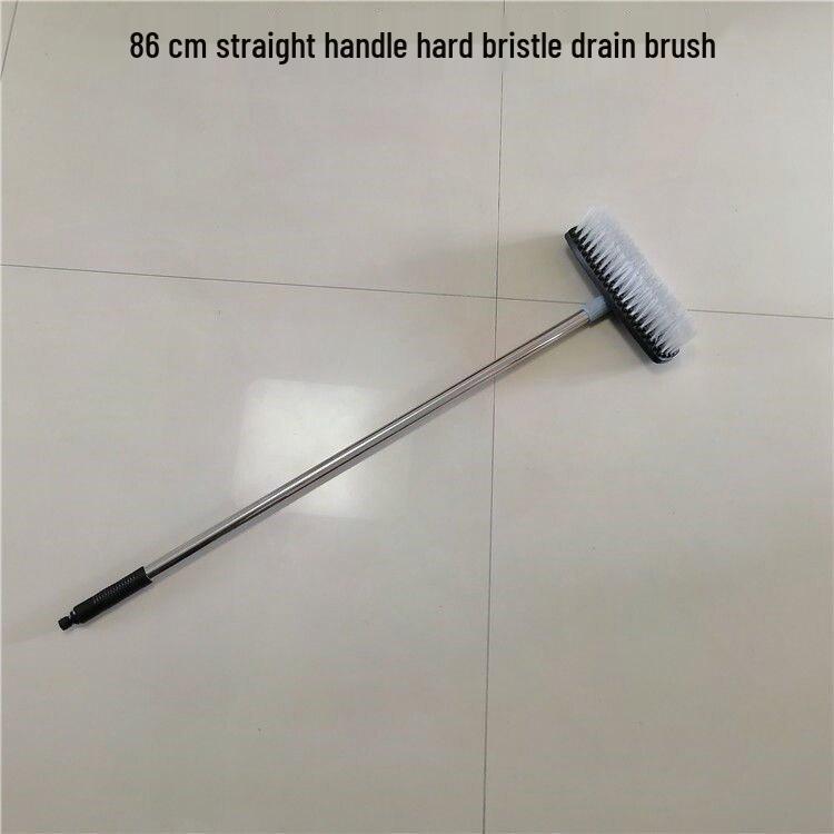 Long Handle Water-Through Hard Bristle Tile & Floor Cleaning Brush for Bathroom