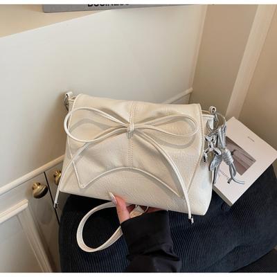 Torba o dużej pojemności damska letnia nowa rekreacyjna torba listonoszka na łańcuszku z kokardą wysokiej klasy torba do pracy