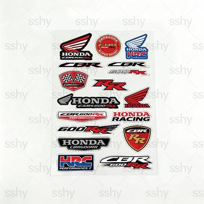 FOR CBR600RR Reflective Motorcycle Stickers, 3M Safety Warning At Night In the Dark Scooter Helmets