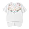 Plus-size Couple Embroidery T-shirts