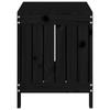 Vidaxl Garden Chest, Black, 76X42.5X54 Cm, Pine