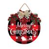 Wood Wooden Christmas Sign Hanging Christmas Hanging Ornament Christmas Door Sign  Door Decoration