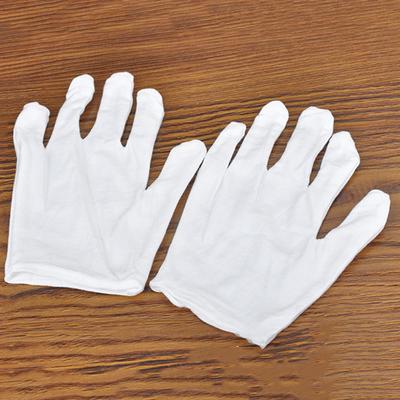 2párové bílé rukavice z čisté bavlny pro domácí úkoly, etiketa, ochrana kultury a práce Bavlněné rukavice