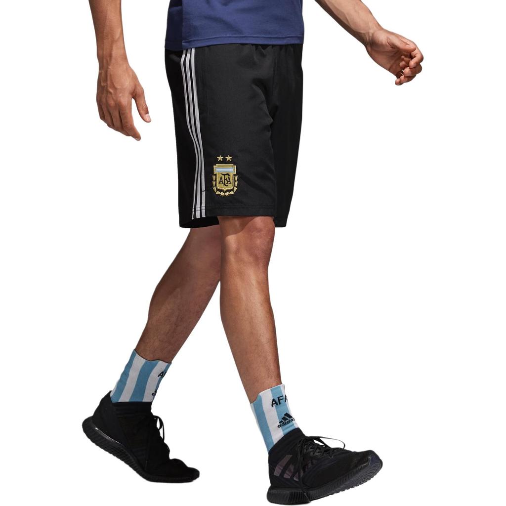 Adidas Lifestyle Casual Series Afa Wov Sho Lace Stripe Comfortable Woven Shorts Men Shorts Black CF2628