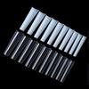 500Pcs Transparent Stiletto Fake Nail Tips Acrylic Ballerina Nail Tips Long Shape Half Cover Coffin Professional False Art Nail