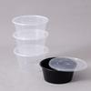 Disposable Round Meal Prep Containers with Lids