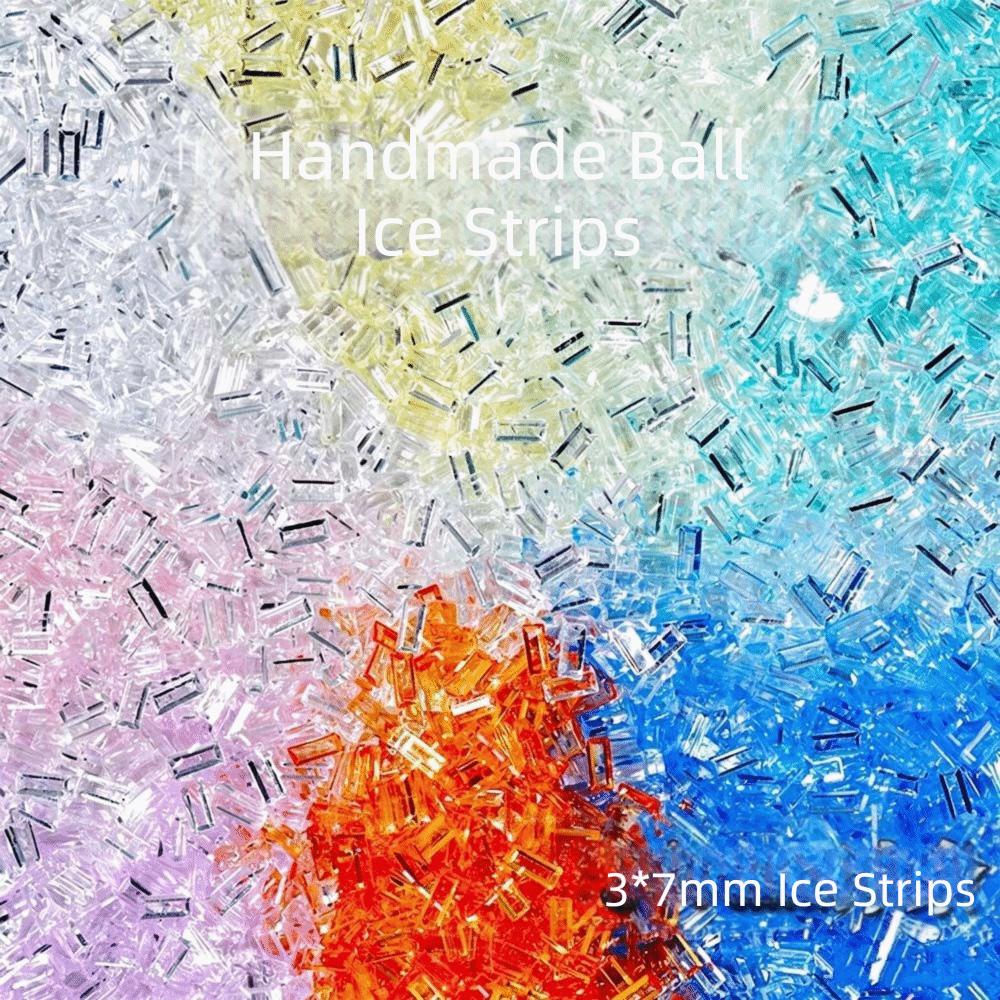 Acryl DIY Squishy Bobo Ball 3*7mm Schleim Handgefertigte Füllstoffe Eisstreifen Füllmaterial DIY Teile