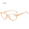 Fashion Finished Reading Glasses Women Square Optical Eyeglasses Anti Blue Light Clear Lens Farsightedness Prescription Eyewear