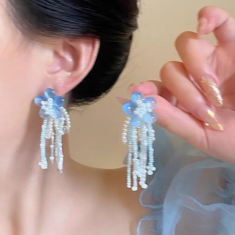 1Pair Summer Colorful Unique Dopamine Design Drop Dangle Earrings For Women Girl Korean Fashion Jewelry Accessories