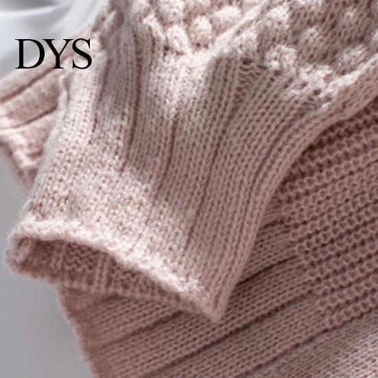 Casual Women Cardigan Sweater Coat V-Neck Lantern Long Sleeve Single Knitwear Breasted Knitted Solid Color Loose Minimalist Design
