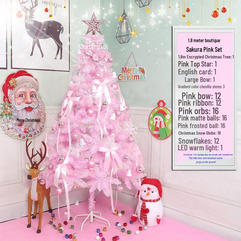 Christmas Tree Set with Window Decorations (60cm, 1.2m, 1.5m, 1.8m, 2.1m)