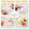 Cute Hamster Squshie Toy Hand-made Stress Relief Squeeze Toy For Home Decoration