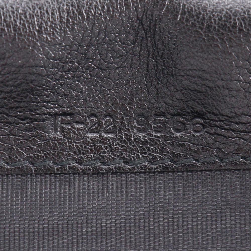 Salvatore Ferragamo Purse Black Calfskin Unisex Used