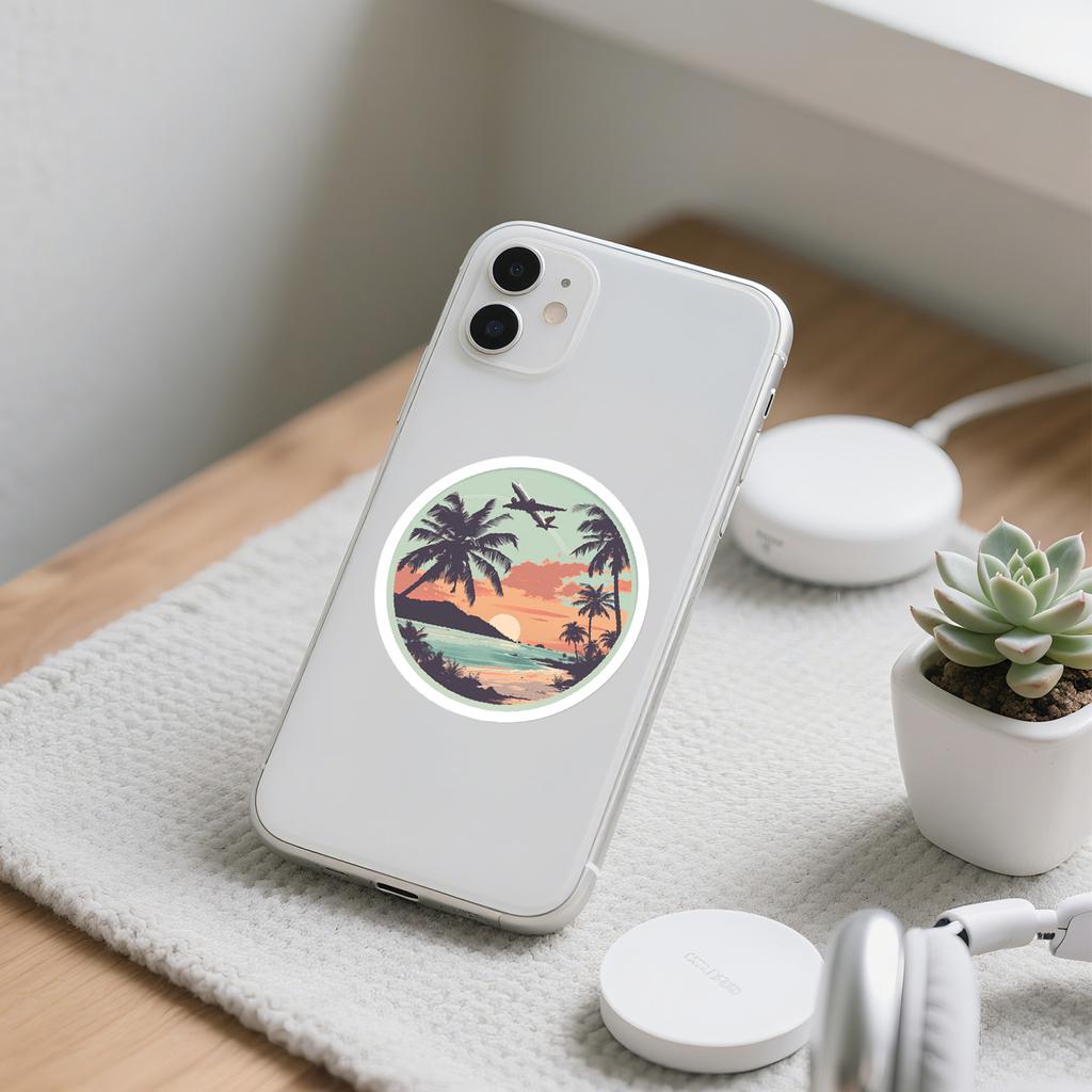 50 Cartoon Travel Graffiti Stickers Water Cup Computer Mobile Phone Waterproof Decorative Stickers Creative DIY Stickers