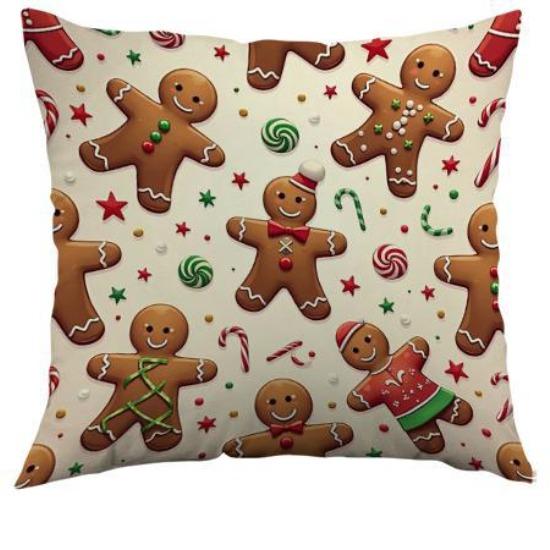 

Christmas Cushion Cover Christmas Tree Elk Cushion Cover Polyester Printed Cushion Cover 45*45cm