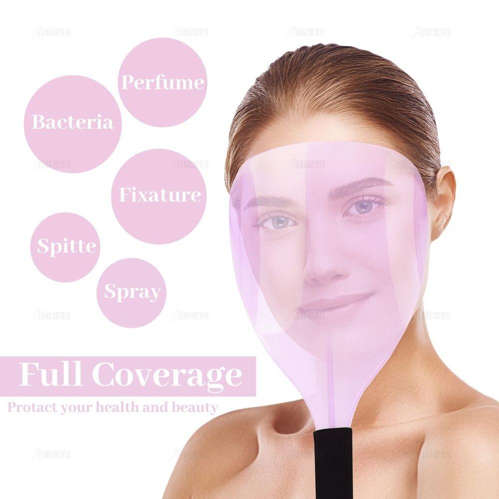 Lightweight Barber Salon Shield Reusable Makeup Protector Hairdressing Protector  Hairdressing