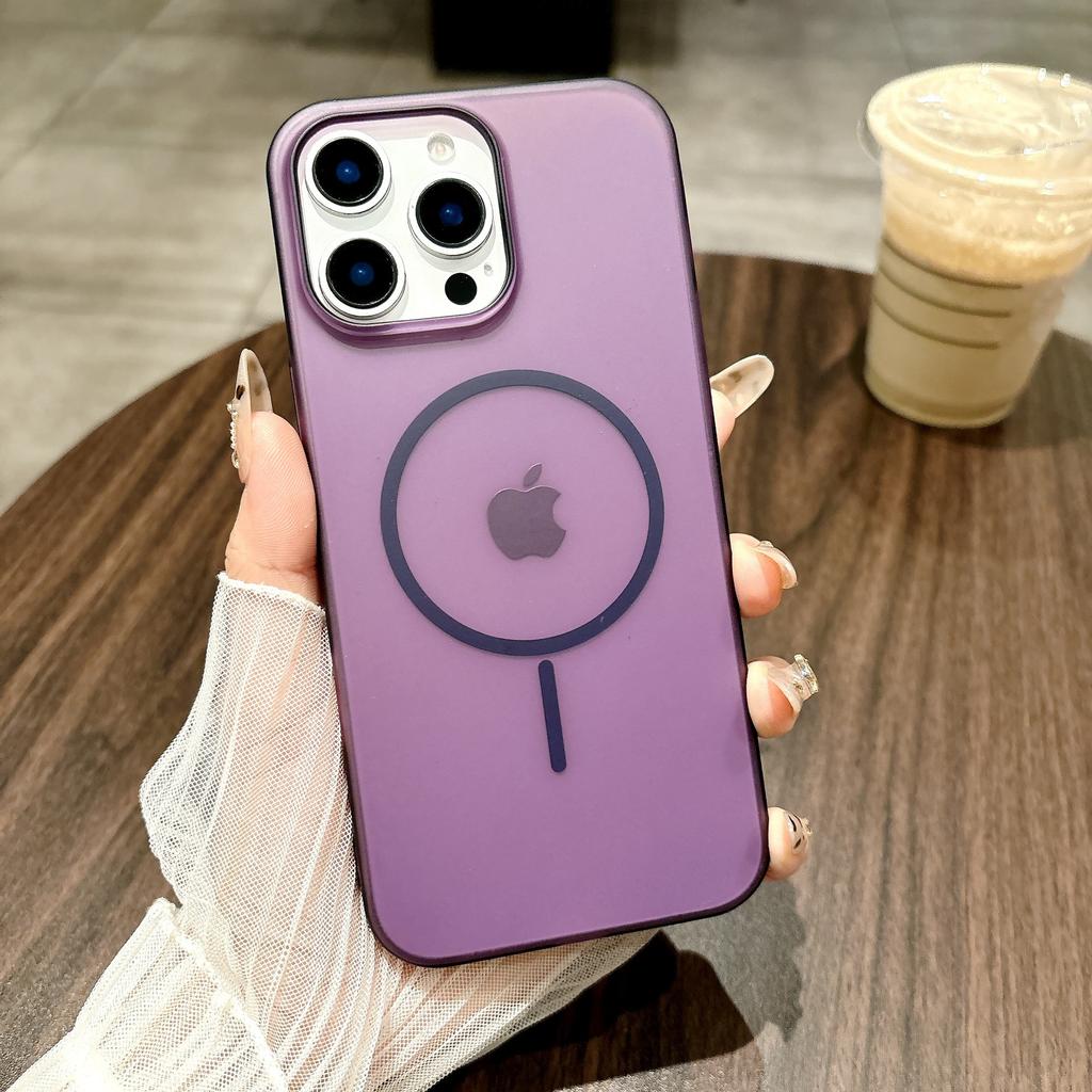 Suitable for IPhone16 Heat Dissipation and Breathable Phone Cases, Apple 15promax Fine Ring Magnetic Case
