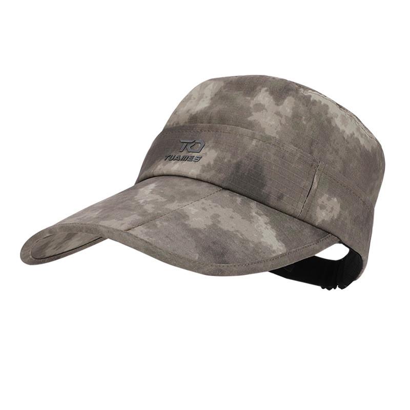 Outdoor Camouflage Baseball Cap With Large Brim Sun Protection For Fishing Hiking
