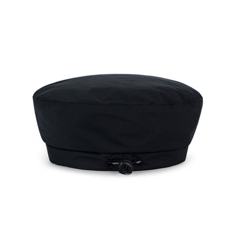 VARZAR Logo String Beret Black