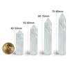 1Pc Natural Clear Quartz Column Transparency White Crystal Point Healing Stone Hexagonal Obelisk 50-80Mm Wand Stone Room Decor