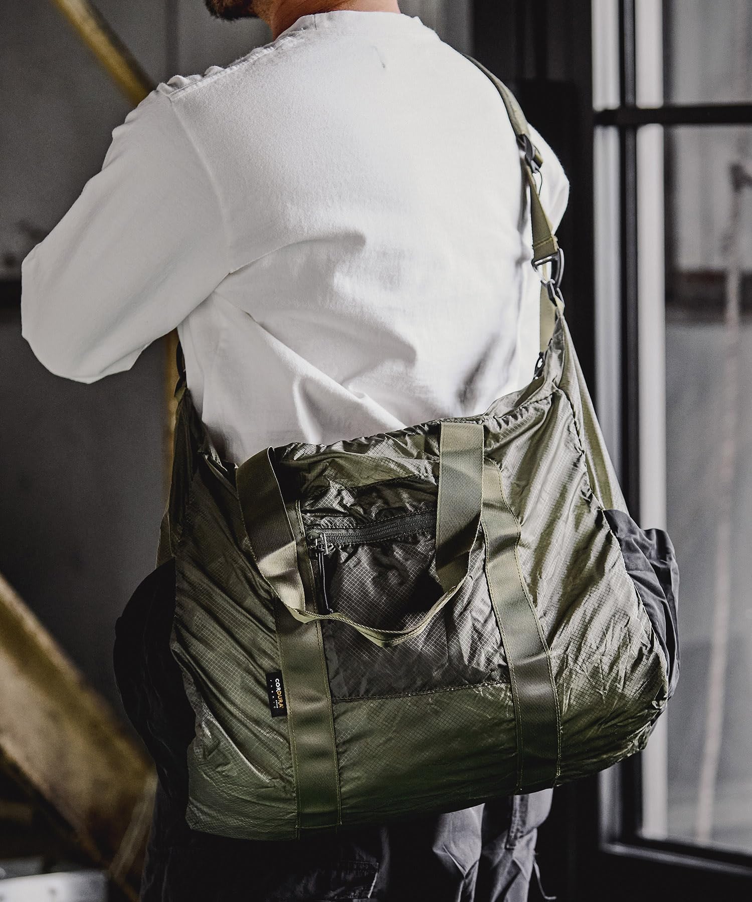 

Складная сумка-тоут GORDON MILLER Cordura Ripstop 2-в-1, один размер подходит большинству, оливковый, 1698980