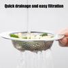 3Pcs Metal Sink Strainer Basket Food Scrap Collector Bathroom Bathtub Drain Strainer Stainless Steels Drain Hair Catcher