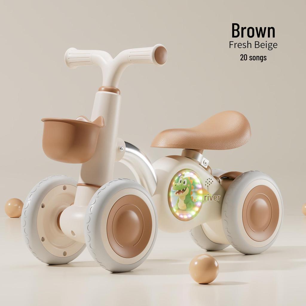 Children's Four-Wheel Balancing Glider Scooter - Pedal-Free Yo-Yo Car