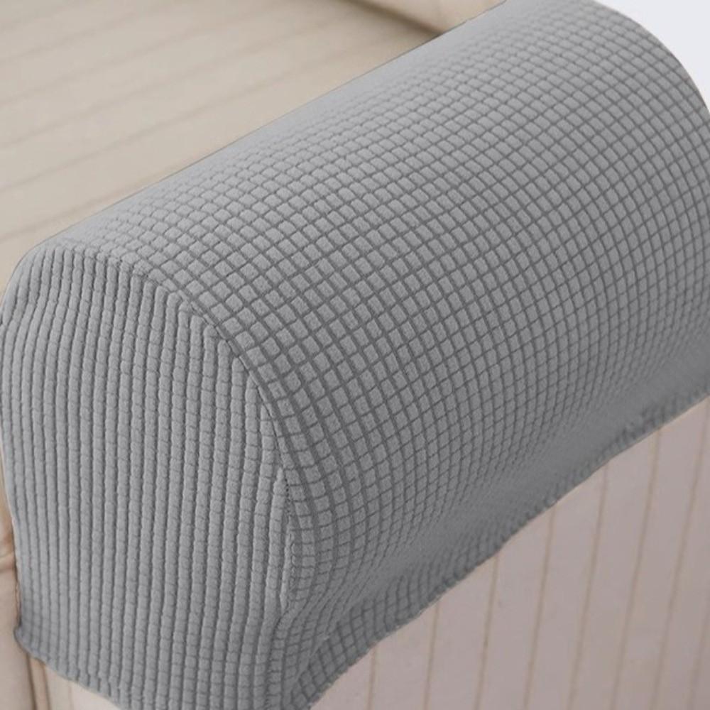 2Pcs Elastic Stretch Jacquard Sofa Arm Covers Anti-Slip Couch Cover Armchair Slipcovers  Couch