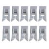 10 Pack Industrial Sewing Machine Presser Feet High Durability Plastic Texture for Precisiond Stitching Fabric Handling
