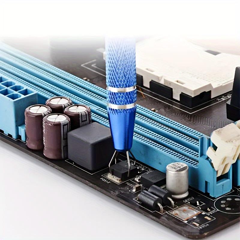 1 Stück Präzisionsschraubenausdreher & Schmuckpinzette - Ideal für Elektronik, IC-Chips, Perlen & Edelsteine - Langlebiger Kunststoff, Schraubenauswahl