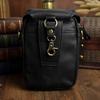 Genuine Leather Small Messenger Shoulder Satchel Waist Multifunctional Bag with Mobile Storage Waist Belt Size 269 Le'aokuu Men's Bag, Bag,