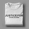 Men's Justice for Charlie Kirk T Shirts  100% Cotton Clothing Vintage Short Sleeve O Neck Tee Shirt Printed T-Shirts